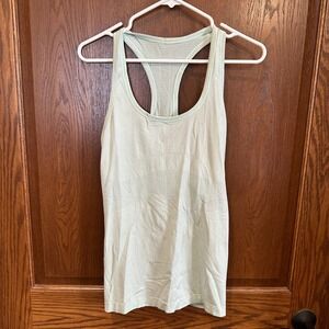 Lululemon Athletica Swiftly Tech Racerback Tank Top‎ Mint Green Women's Size 10